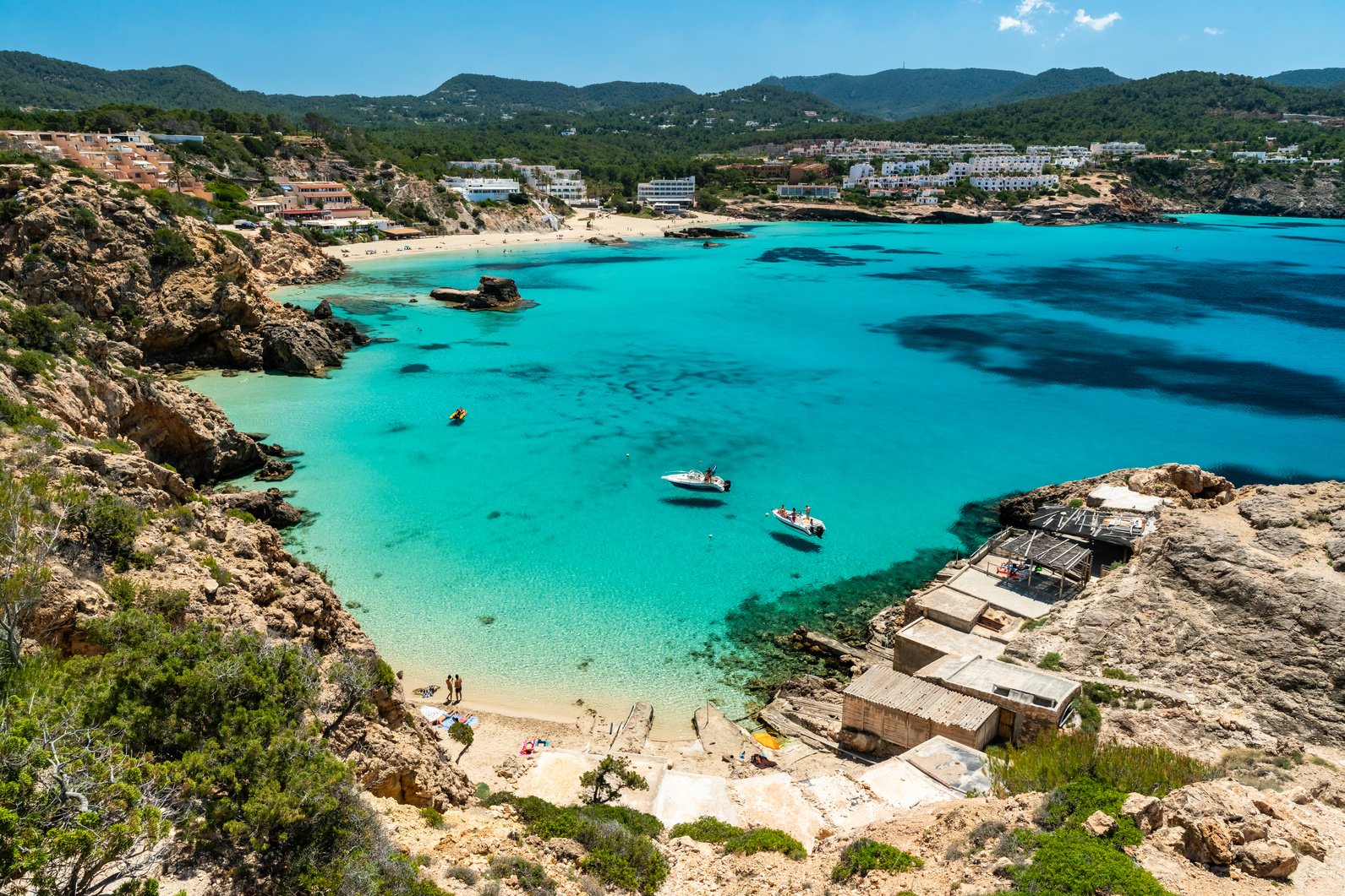 Ibiza beach. Cala Tarida beach.